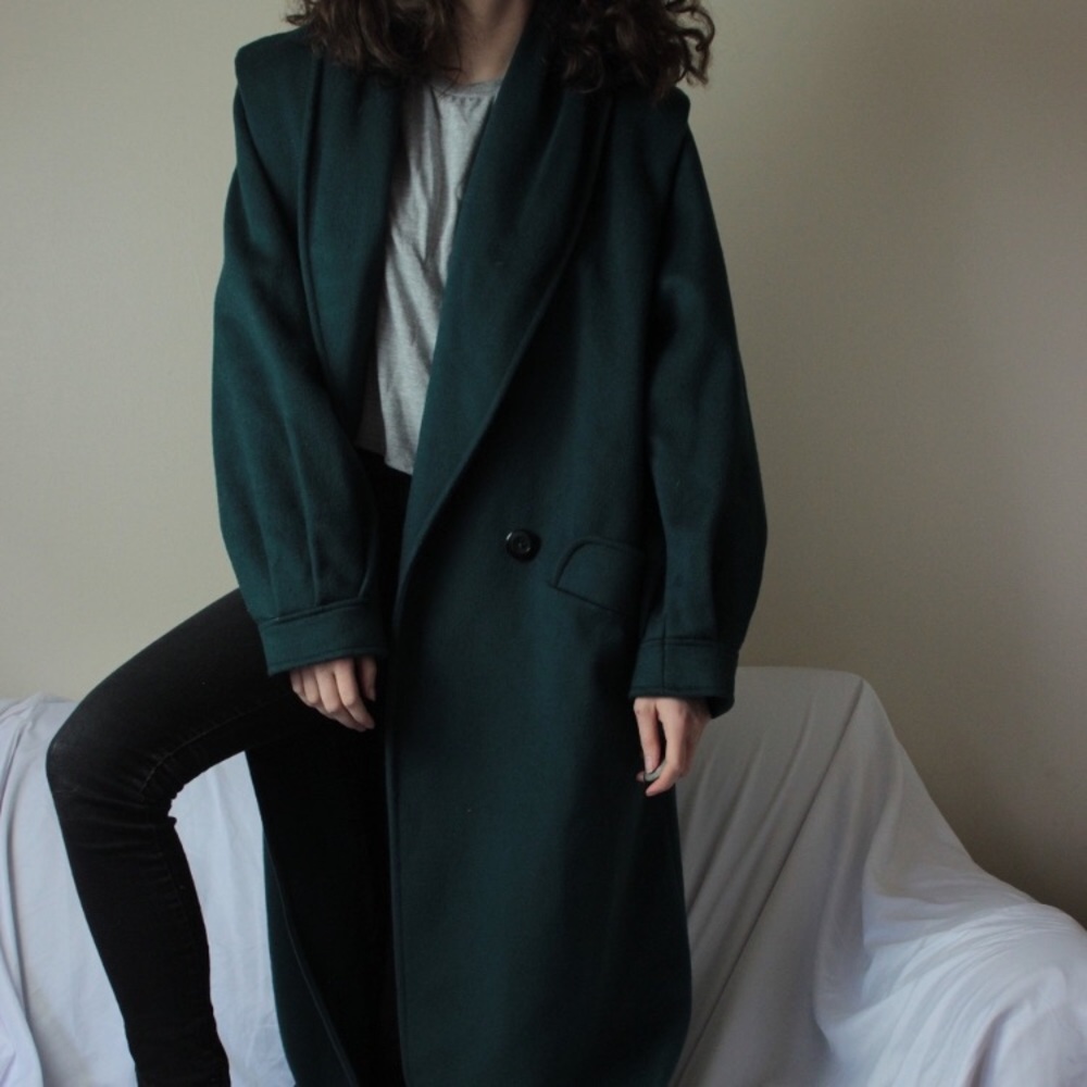 Vintage duster wool coat - Picture 1 of 7